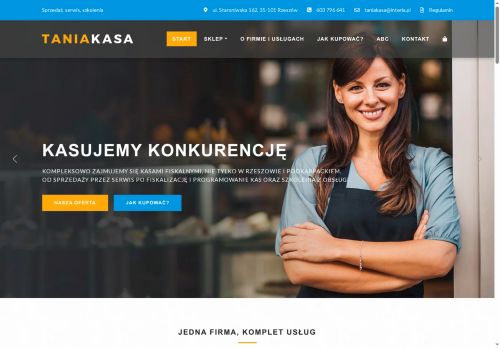 Tania Kasa, obsługa kas fiskalnych