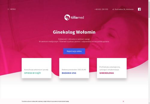 Dobry Ginekolog Wołomin jest w Centrum Medycznym Tiliamed!