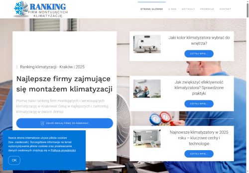 Ranking klimatyzacji Kraków TOP 10