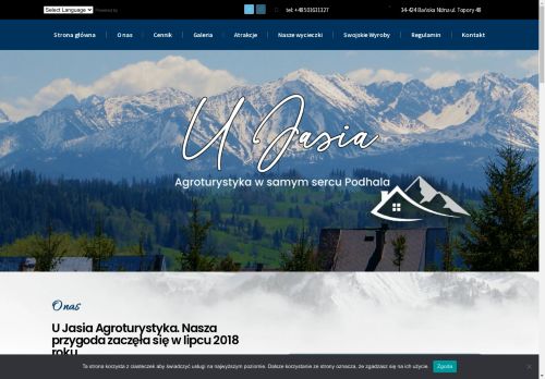 Pensjonat u Jasia. Pokoje z widokiem na Tatry.