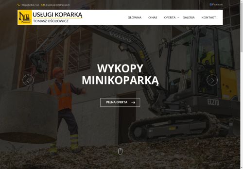 Usługi Minikoparką w Białymstoku