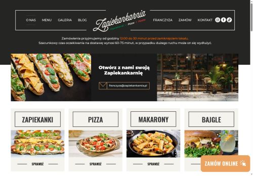 Zapiekankarnia Zapiekanki, Pizza, Pasta Zielona Góra