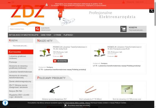 Zamki magnetyczne, wypalarki logo, lutownice