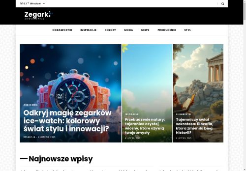 Zegarki męskie i damskie