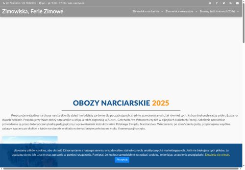 Ferie Zimowe 2022 obozy narciarskie i snowboardowe
