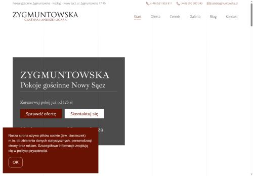 Pokoje gościnne Zygmuntowska